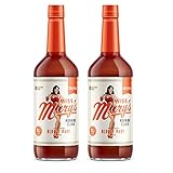 Miss Mary's Bloody Mary Mix, Low Sugar Drink Mixer, All Natural Ingredients, Low Calorie, Low Carb, Keto Friendly, Original, 2 Pack