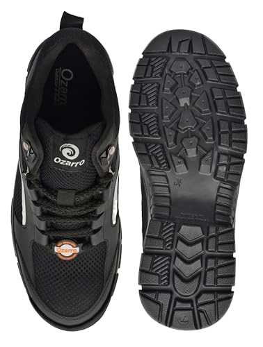 Image of Ozarro Steel Toe Safety Work Shoes | Premium Industrial | Anti-Slip & Steel Toe | Durable Construction | Comfortable Industrial Safety Shoes for Mens (S4463)