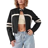 blouson perfecto clouté femme Qualité : Cette veste offre une touche douce au toucher et une durabilité adaptée à l'usage quotidien. Elle se maintient bien au fil du temps sans perdre sa forme.