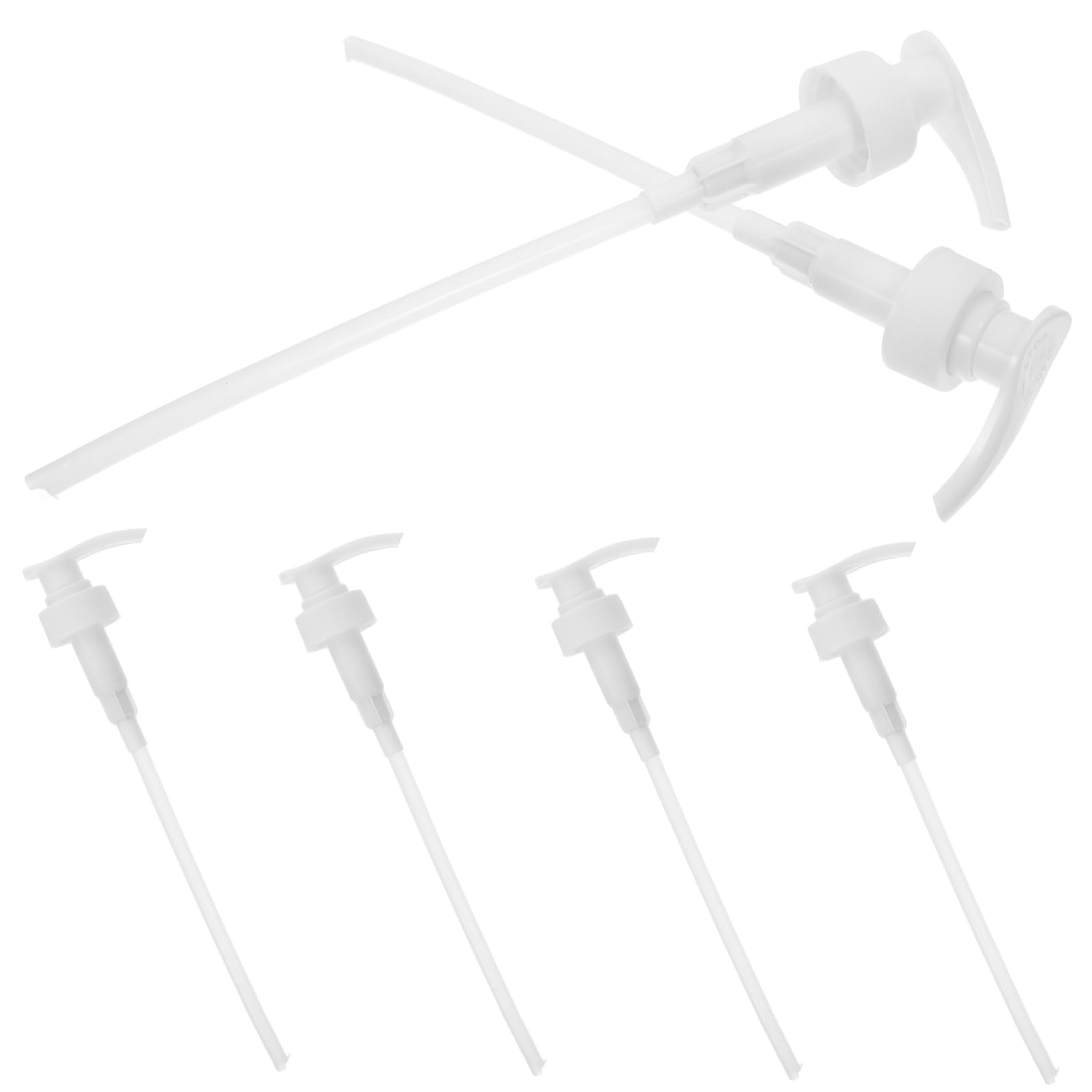 MUCKLILY Stainless Steel Pump Head 6 Pack Replacement for Soap Dispenser Pump Bottle and