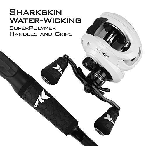 Kastking Crixus Fishing Rod And Reel Combo, Baitcasting, 7Ft, Med Heavy, Right Handed, 2Pcs #TOP2