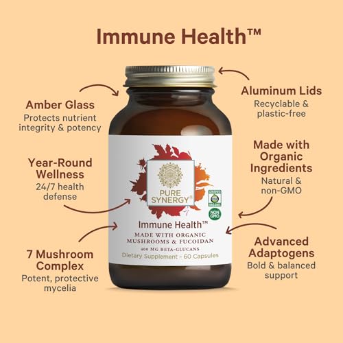 Pure Synergy Immune Health Mushroom Supplement