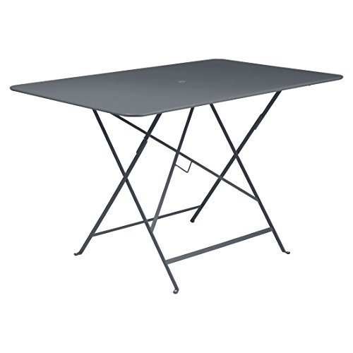 Table de jardin rectangulaire pliante Acier laqué BISTRO 117x77 - 2