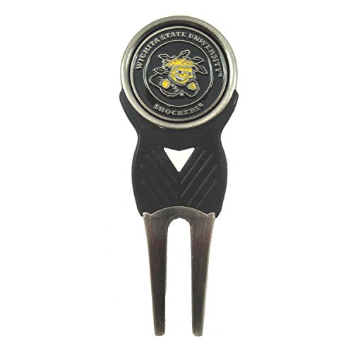 Wichita State Shockers Divot Tool with Double Sided Golf Ball Marker
