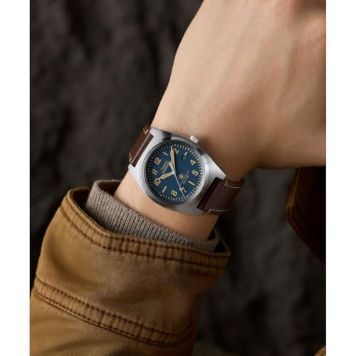 Image of TIMEX Expedition Tonneau 39mm Blue Dial Analog Men Watch - TW2Y30600UJ