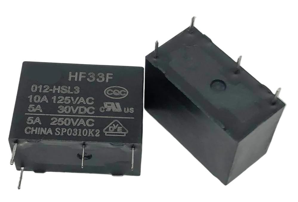 Relais 4 broches NISZA HF33F 012-HSL3 mini relais de puissance 12V 5A
