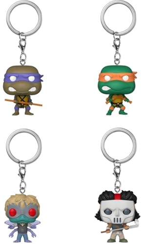 Funko POP! Keychain: Teenage Mutant Ninja Turtles (TMNT) - Leonardo - Retro