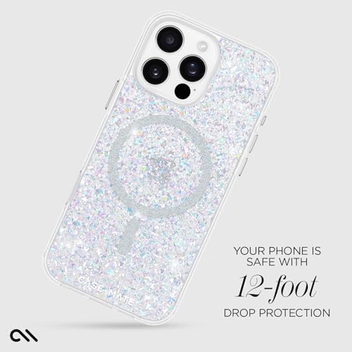 Case-Mate iPhone 16 Pro Max Case - Twinkle Disco | Compatible with MagSafe - Stylish Sparkly Phone Case with 12ft Drop Protection - Premium Magnetic Cover for iPhone 16 Pro Max - image 3
