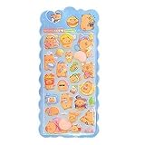 3D Aufkleber - Lustige 3D Niedliche Weiche Capybara Fidget Spielzeuge,Quetsch Sensorik...