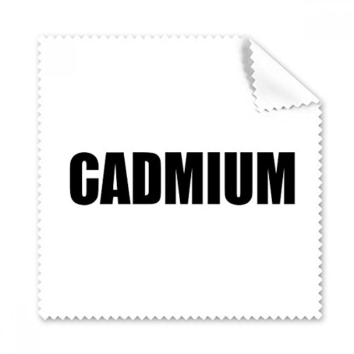 Cadeau Cadmium chimie : lot de 5 chiffons de nettoyage originaux pour lunettes