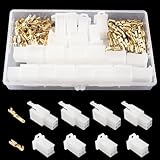 Lyeteung 100 Pezzi 2.8mm 4 Pin Kit di Cavi Elettrici Connettori, Connettore Filo Elettrico...