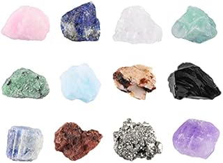 JSDDE Mineral Rock Variety Tumbled Crystals Rough Gemstone Meteorite Fragment Healing Energy Crystal Stone