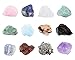 JOVIVI 12x Rohsteine Mischung mit Box Formlose Edelsteine Naturstein Sammlung Feng Shui Chakra Heilsteine Tischdeko Dekoration COMP.Mischung günstig Kaufen-JOVIVI 12x Rohsteine Mischung mit Box Formlose Edelsteine Naturstein Sammlung Feng Shui Chakra Heilsteine Tischdeko Dekoration