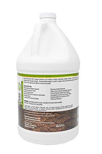 Natural Elements 30% Vinegar | Home & Garden, Cleaning | Concentrated | 1 Gallon