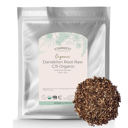 10 Best Herbs for Liver Detox and How to Use 5 Starwest Botanicals Organic Raw Dandelion Root - Loose Leaf Herbal Tea, Cut & Sifted, Certified...