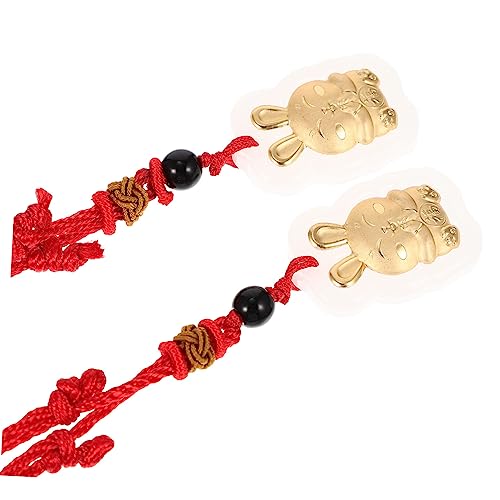 Collier lapin plaqué or chic pour le Nouvel An Lunaire