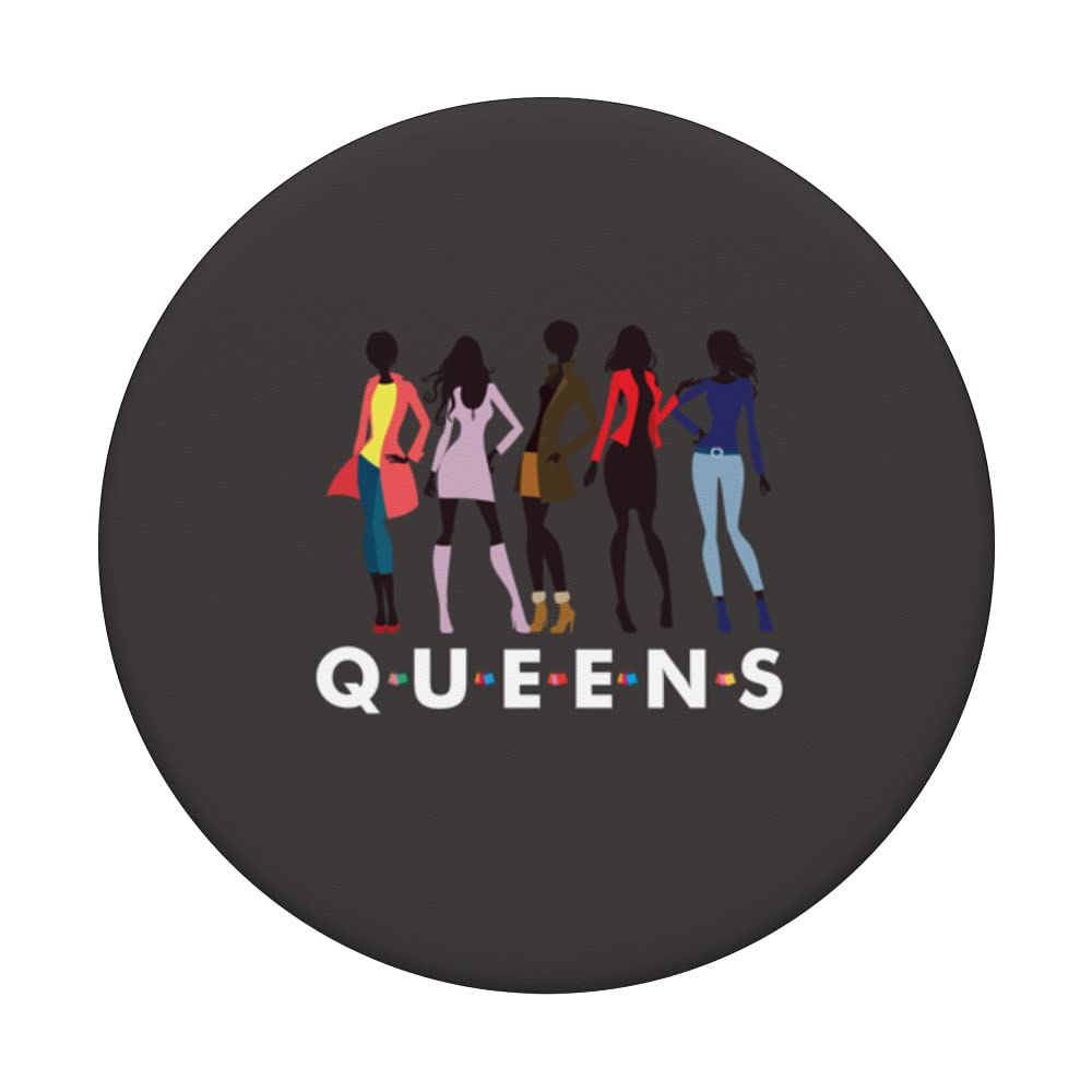 Black History Month African American Women Ladies BFF Queens PopSockets Swappable PopGrip - Image 3