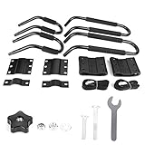  HGY Kayak Portador de Soportes de Conjunto Canoa Barco Surf Ski Techo de Montaje Superior Barra de Cremallera de Coches SUV Travesaño