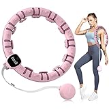 🎁【Was Sie bekommen】1 x gewichteter Fitnessreifen (16 abnehmbare Abschnitte), 1 x gewichteter Ball, 1 x USB-Carble. Wenn Sie mit den Smart Hoops unzufrieden sind, bieten wir eine 12-monatige Rückerstattung oder einen Rückgabeservice ohne Angabe von Gründen. Der gewichtete Fitnessreifen von Tohoyard ist das süßeste Geschenk für Menschen, die gerne Sport treiben.