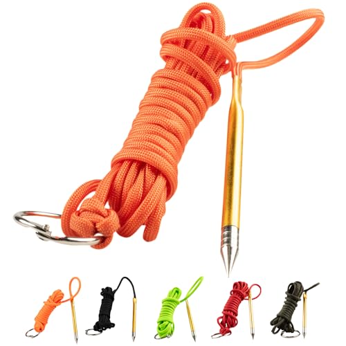 Fish Stringers – 10- & 20-Foot Lengths – 30+ Colors to Choose from! (Burnt Orange 20 Feet)