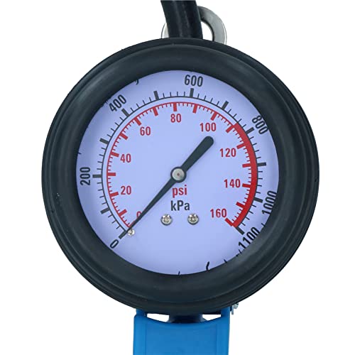Gonfleur de pneus avec jauge et testeur de pression pour auto - 2