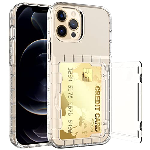 Coque antichoc pour iPhone 12 Mini avec armure PC dur et fentes pour cartes