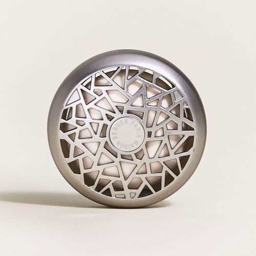 Image of MAISON BERGER Car Diffuser Set, Aroma Energy | Grapefruit Orange Zest Notes, Refillable Vent Clip, 4-Week Passive Diffusion
