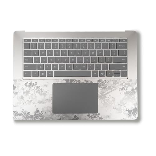 Image of Laptop Skin Compatible with Surface Laptop 7 15 inch (2024) - Viper Snow - Premium 3M Vinyl Protective Wrap Decal Cover - Easy to Apply | Crafted in The USA by MightySkins
