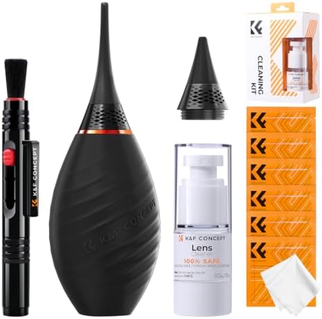 K&F CONCEPT 10-in-1 Camera Lens and Filter Cleaning Kit