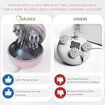 cotsoco Electric Scalp Head Massager, Scalp Hair Massage Waterproof Head Massager with 4 Heads 84 Nodes for Hair Growth and Stress Release Massage Pink - Image 4