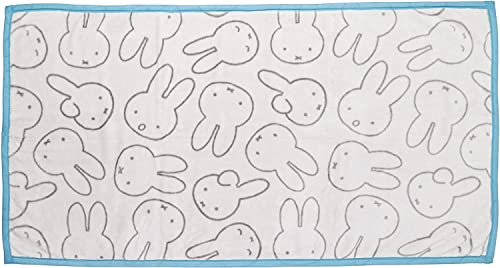 丸眞 ロングブランケット miffy ミッフィー フェイシーズミッフィー H80×W150cm かわいい ふわふわ おしゃれ 防寒グッズ 5885003300