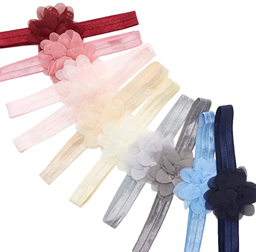 Image of Hudson Baby Cotton and Synthetic Headbands, Size 0-24 Months