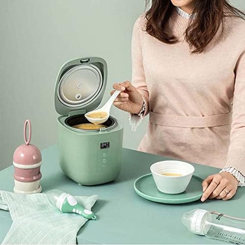 Electric Rice Cooker Portable Multicooker Intelligent Appointment Cooking Pot Insulation Food Warmer 1.2L Kitchen Appliance(E)