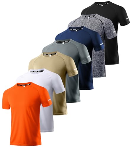 Image of Boyzn 1 or 3 Pack Men's Workout Running Shirts, Dry Fit Moisture Wicking T-Shirts, Sports Gym Athletic Short Sleeve Shirts