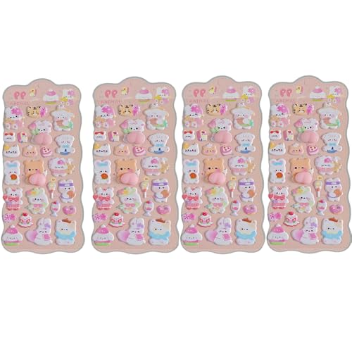 4���Z�b�g 3D�V�[�� ���̃V�[�� ������ �ՂɂՂ� ���� �Ղ��Ղ� ���� ���ق��� ���J�� ���� �X�e�b�J�[ DIY�p �q�� �蒠 ���L���p �f�R���[�V���� �X�}�z�P�[�X���� �\��t���\ �N���X�}�X �X�e�b�J�[�f�R