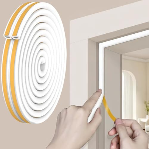 Weather Stripping Door Seal Strip,D Shaped Weatherstripping for Door Frame