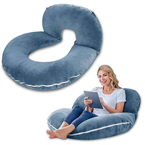 INSEN Reading Pillow, Back Pillow for Sitting in Bed for Reading, Nurse