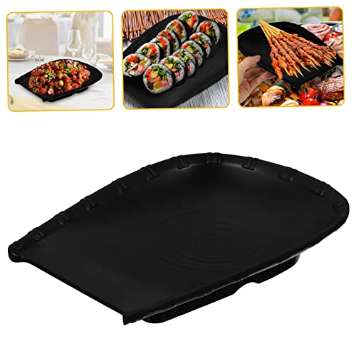 Plato decorativo de sushi Zerodeko negro en melamina miniatura 6