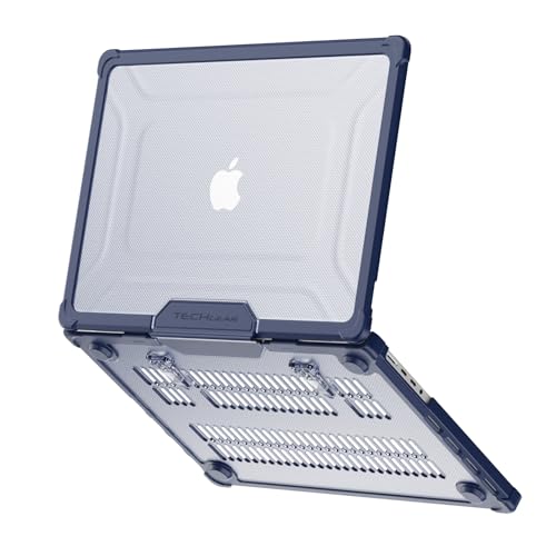 Carcasa MacBook Pro 16 a prueba de golpes que evita arañazos en modelos M3 M2 M1 con Touch ID