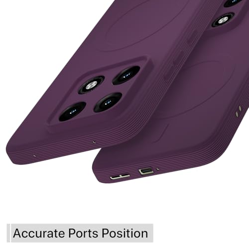 Image of Pikkme Back Cover for Motorola Moto Edge 70 Pro 5G Soft Matte Silicone Mag-Safe Design (Mag-Safe Not Support) Camera Protection | Slim Fit Bumper Cover (Purple)