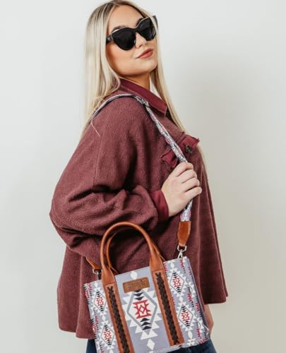 Image of Wrangler Aztec Tote Bag for Women Boho Shoulder Purses and Handbags