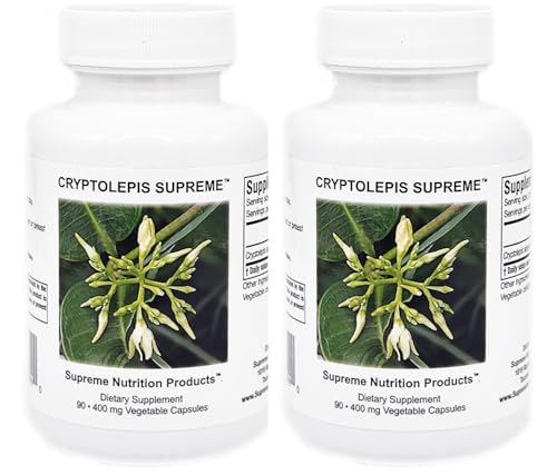 Supreme Nutrition Cryptolepis Supreme 90 Pure Vegetarian Capsules (Pack of 2)