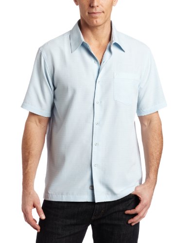 Quiksilver Waterman Centinela Short Sleeve Woven,Cielo,X-Large