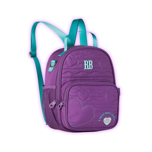 Mochila P Rebecca Bonbon Bolsa Térmica Creche Passeio Kids, Cor Roxo