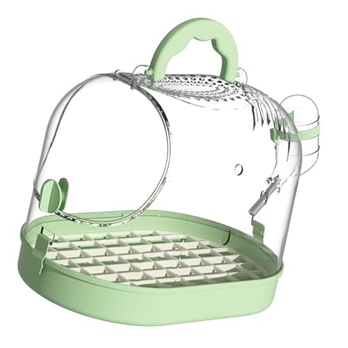 Portable Clear Bird Perrots Transport Cage Fenêtre Ventilate Ventilate Birgable Bird Travel Perrot Travel Cage