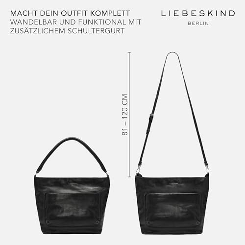 LIEBESKIND Berlin Hobo Bag „Ever“ I Damen Tasche aus Schafsleder – Ansicht 6