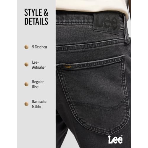 LEE - Jeans Herren - Slim Tapered Fit - Luke - Asphalt Rocker – Ansicht 6