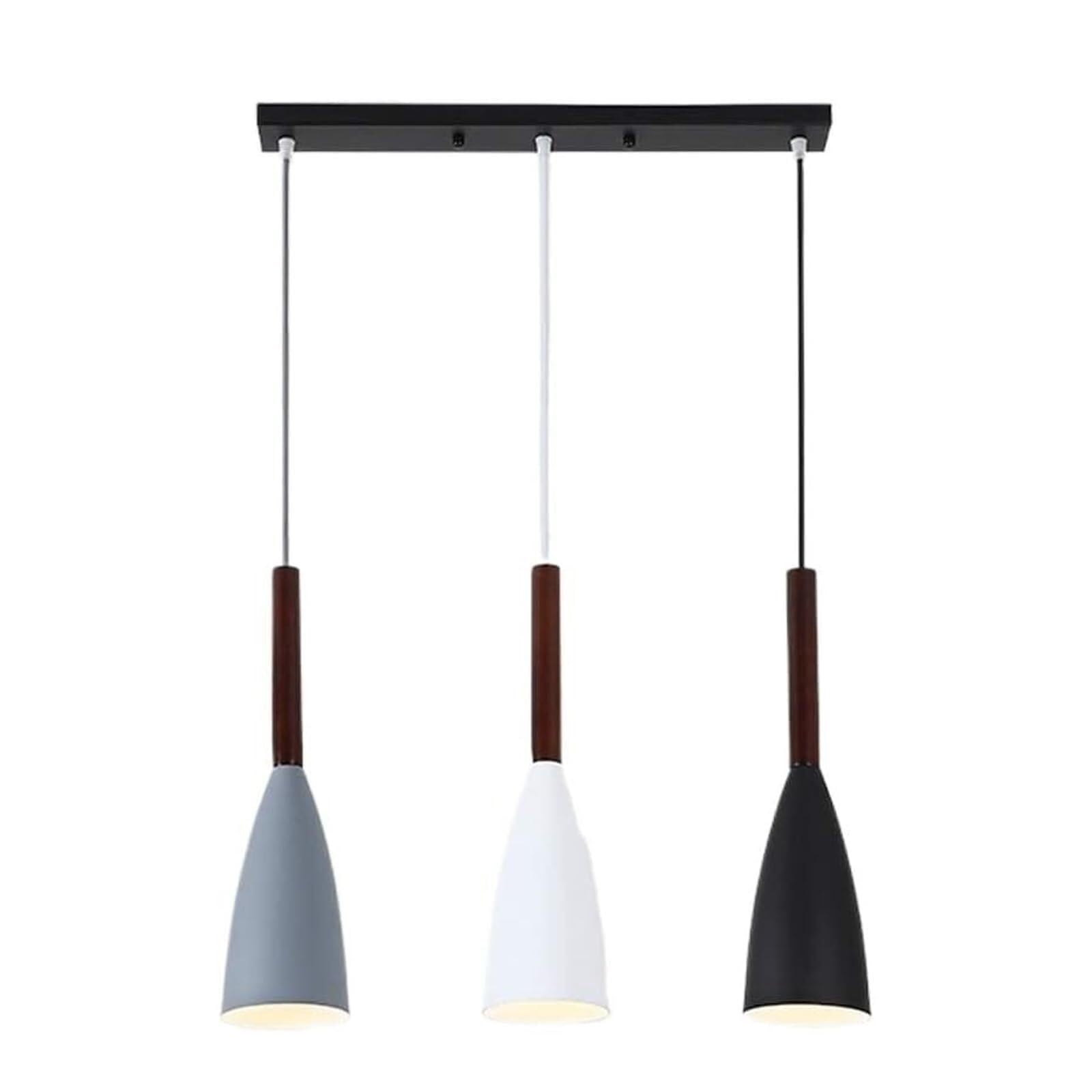 SXECAEPS Modern creative chandelier Modern Restaurant – Creative Three-Light for Bedroom, Study, and Entryway