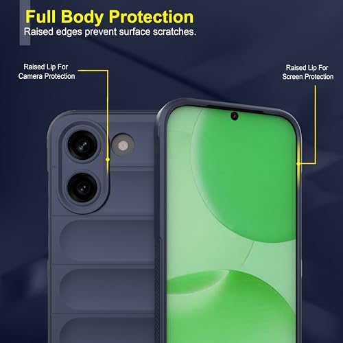 Image of Zapcase Back Case Cover for Poco X8 Pro | Compatible for Poco X8 Pro Back Cover | Liquid Silicon Magic Case with Camera Protection | Sapphire